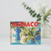  MONACO RACING-REISPOSTER BRIEFKAART (Staand voorkant)