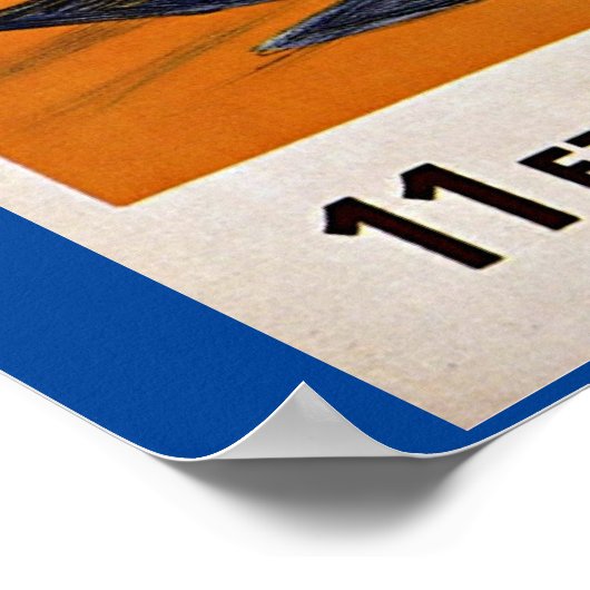 Monaco-reisposter, 1936 autorace poster (Hoek)