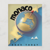 Monaco Reisposter Flyer (Voorkant)