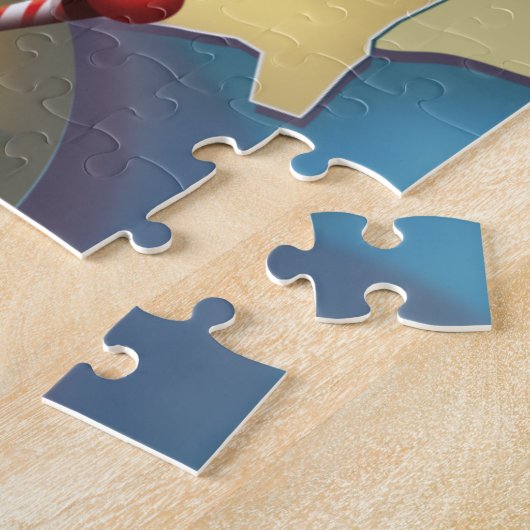 Monaco Reisposter  Legpuzzel (Zijkant)