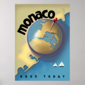 Monaco Reisposter Poster (Voorkant)