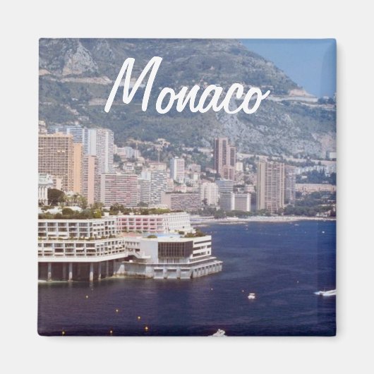 Monaco Reizen Foto Souvenir Koelkast Magneten (Voorkant)