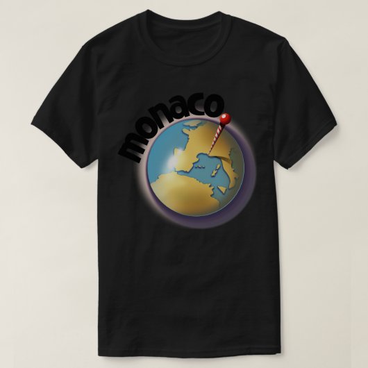 Monaco reizen t-shirt (Design voorkant)