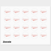 Monaco Revolutie Stijl Ronde Sticker (Vel)