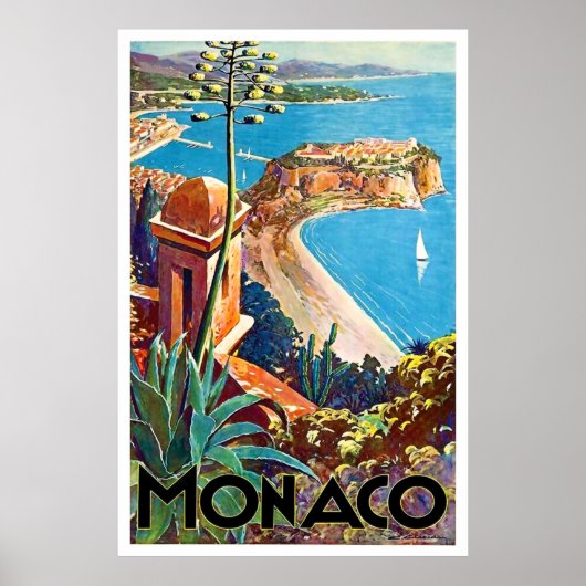 Monaco, Riviera Poster (Voorkant)