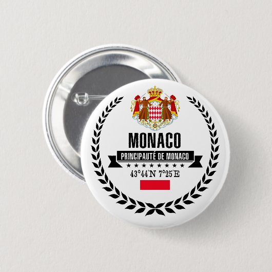 Monaco Ronde Button 5,7 Cm (Voorkant /achterkant)