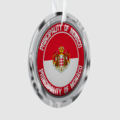 Monaco Round Emblem Ornament (voorkant)