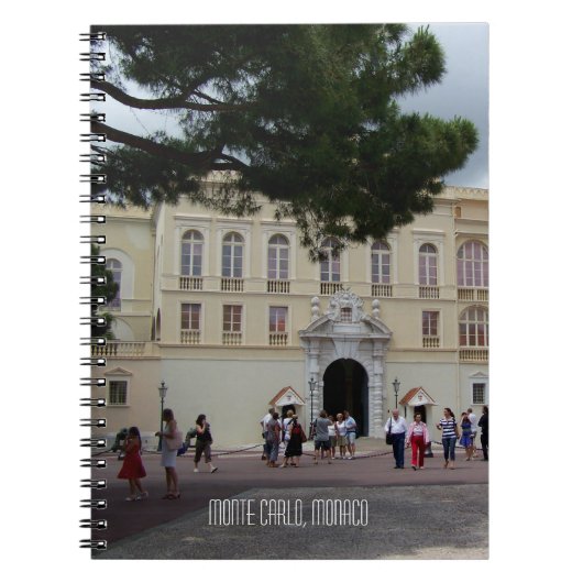 Monaco Royal Palace in Monte Carlo Travel Souvenir Notitieboek (Voorkant)