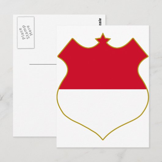 Monaco-schild.png Briefkaart (Voorkant / Achterkant)