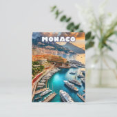 Monaco, scintillerende juweel aan de Côte d'Azur Briefkaart (Staand voorkant)