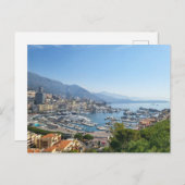 Monaco Skyline Briefkaart (Voorkant / Achterkant)