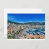 Monaco Skyline Briefkaart (Voorkant / Achterkant)