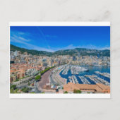 Monaco Skyline Briefkaart (Voorkant)