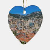 Monaco Skyline Keramisch Ornament (Links)
