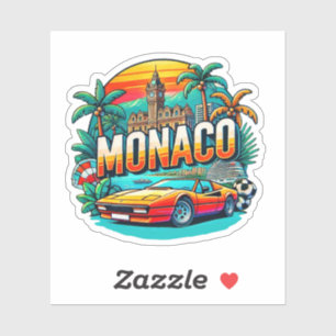 Monaco Sticker