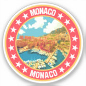 Monaco Sticker (Voorkant)