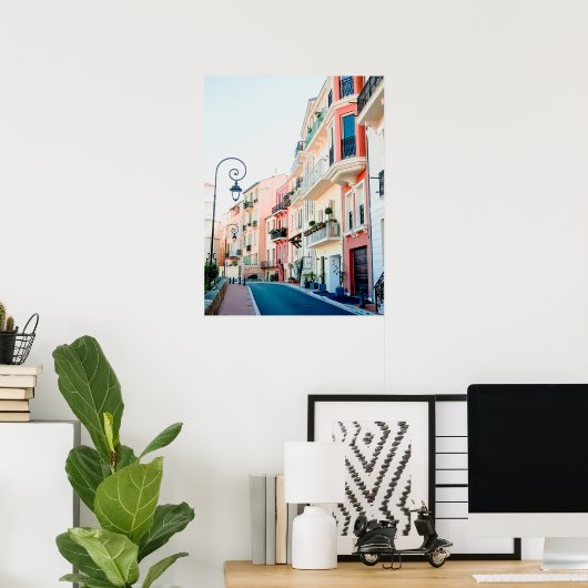 Monaco Stroll | Art Print (Thuiskantoor)