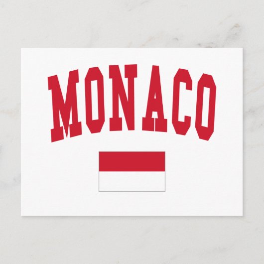 Monaco Style Briefkaart (Voorkant)