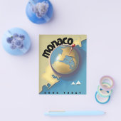Monaco Travel poster Flyer (Enkel)