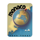 Monaco Travel poster Magneet (Verticaal)