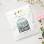 Monaco Trouwgunst Franse Riviera Dank u Bedankzakje (Gezegeld)