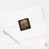 Monaco Vierkante Sticker (Envelop)