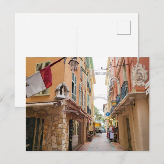 Monaco Ville Briefkaart (Voorkant / Achterkant)