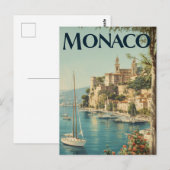 Monaco vintage  briefkaart (Voorkant / Achterkant)