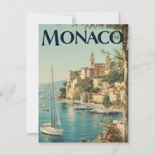 Monaco vintage briefkaart
