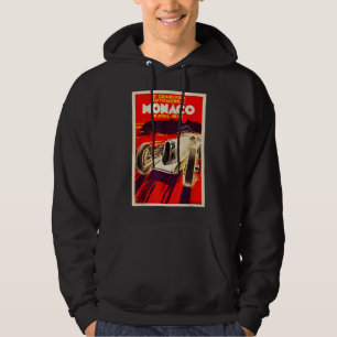 Monaco Vintage Grand Prix 1930 Race Poster Hoodie
