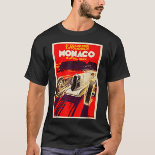 Monaco Vintage Grand Prix 1930 Race Poster T-shirt