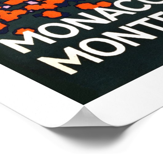 Monaco Vintage Travel Poster (Hoek)