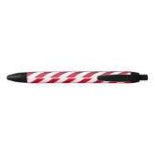 Monaco Vlag Balpen Zwarte Inkt Pen (Achterkant)