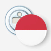 Monaco-vlag Button Flesopener (Voorkant)