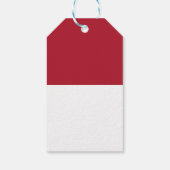 Monaco vlag cadeaulabel (Achterkant)