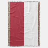 Monaco vlag deken (Voorkant Verticaal)