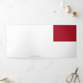 Monaco vlag drieluik kaart