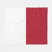 Monaco vlag fleece deken (Voorkant (Horizontaal))