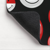 Monaco-vlag glimlachen muismat (Hoek)