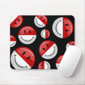 Monaco-vlag glimlachen muismat (Met muis)