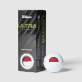 Monaco vlag golfballen (Verpakking)