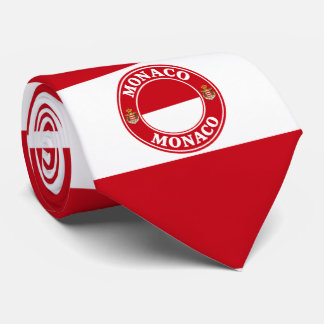 Monaco Vlag Halsdas, Stijlvolle Monaco Das. Stropdas