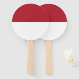 Monaco vlag handwaaier