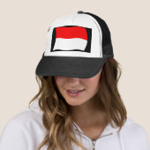 Monaco Vlag Hoed Trucker Pet (In situ)
