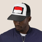 Monaco Vlag Hoed Trucker Pet (In situ)