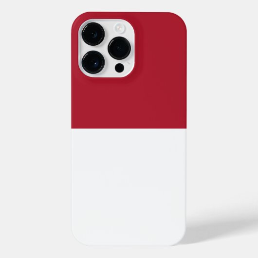 Monaco vlag iPhone hoesje (Achterkant)