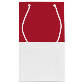 Monaco vlag klein cadeauzakje (Achterkant)