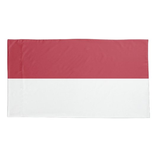 Monaco vlag kussensloop (Achterkant)
