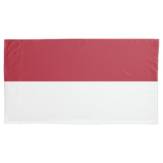 Monaco vlag kussensloop (Voorkant)