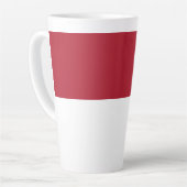 Monaco vlag latte mok (Linkerhoek)